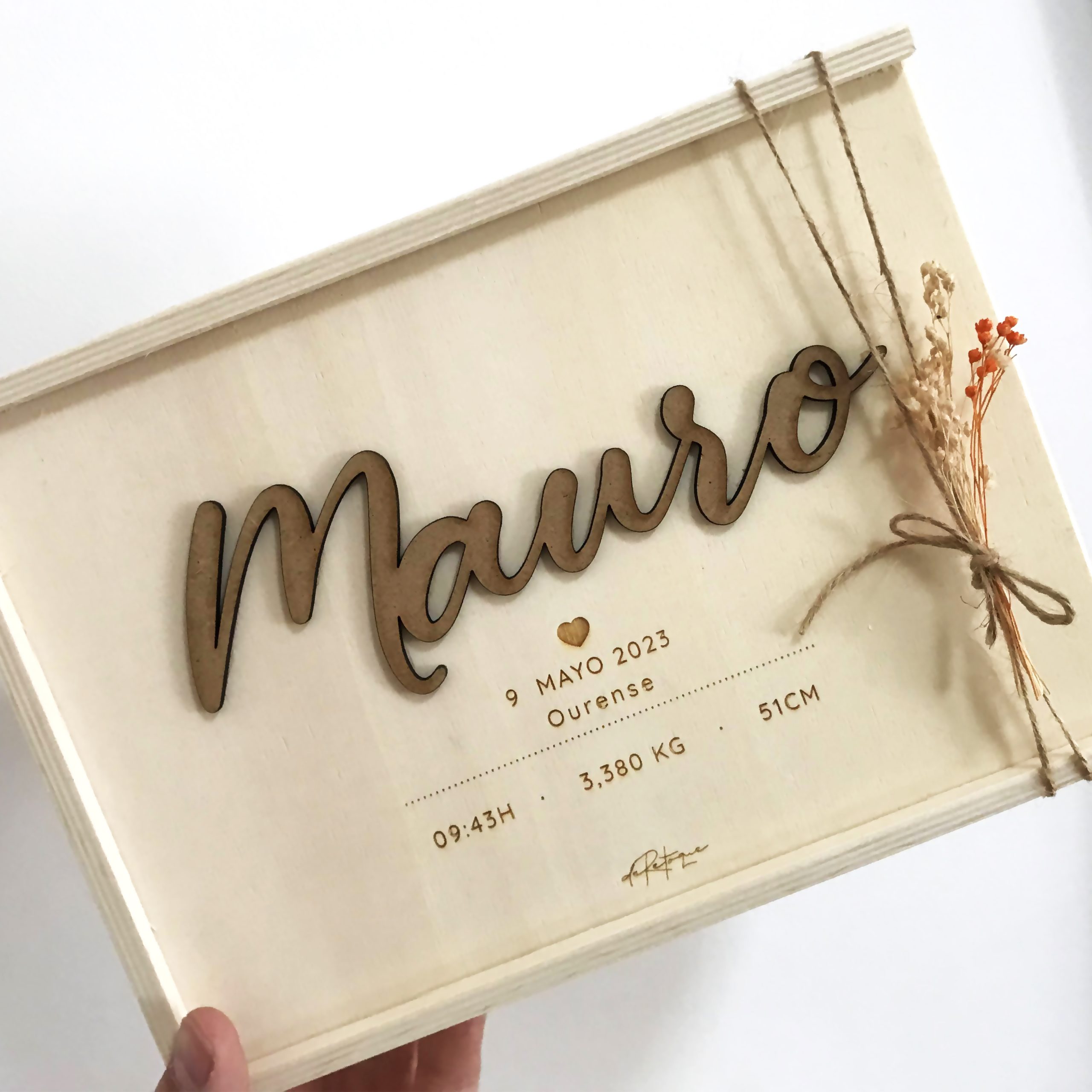 Caja Natalicio Personalizada