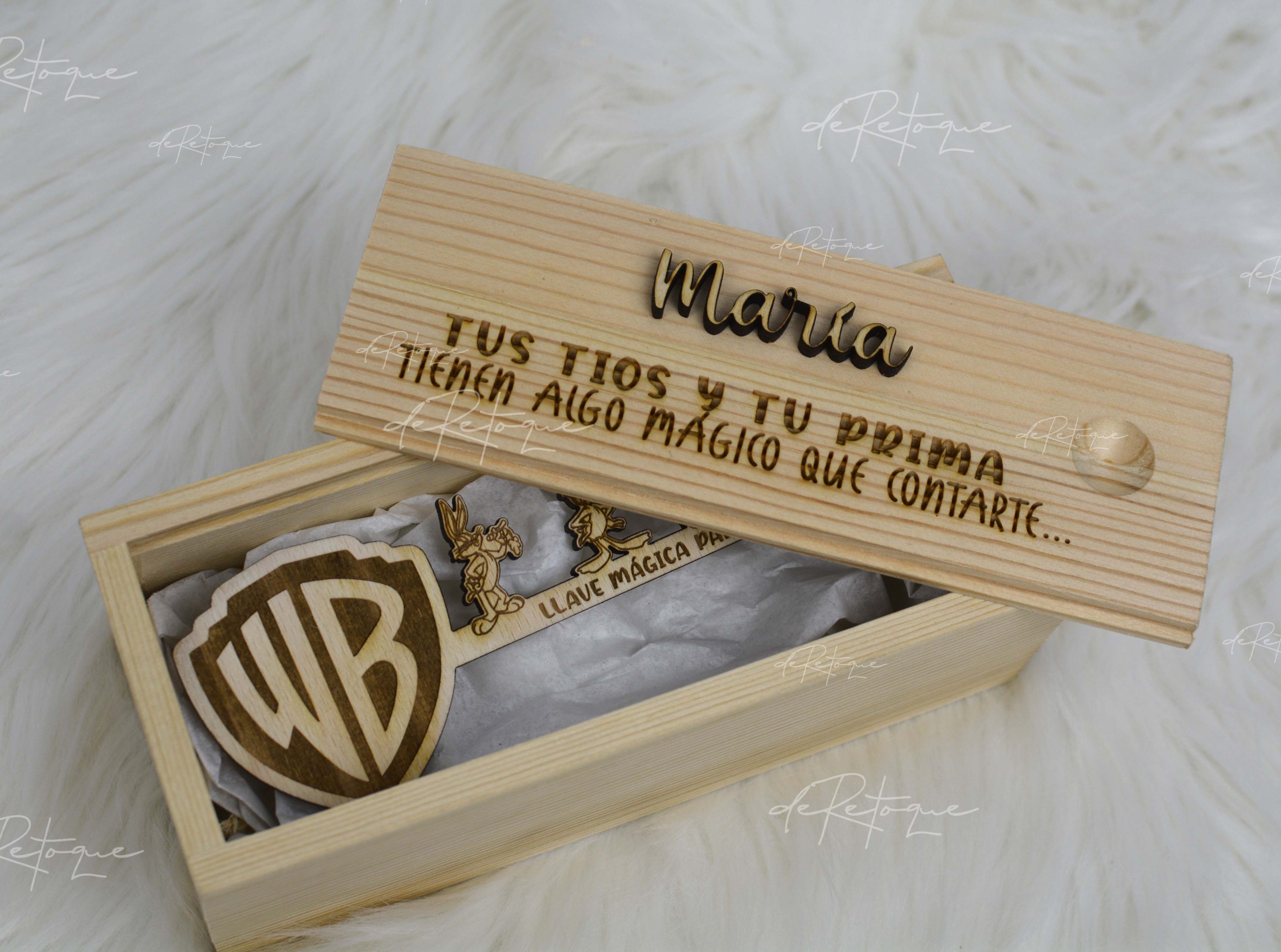 Llave Mágica de Madera Personalizada