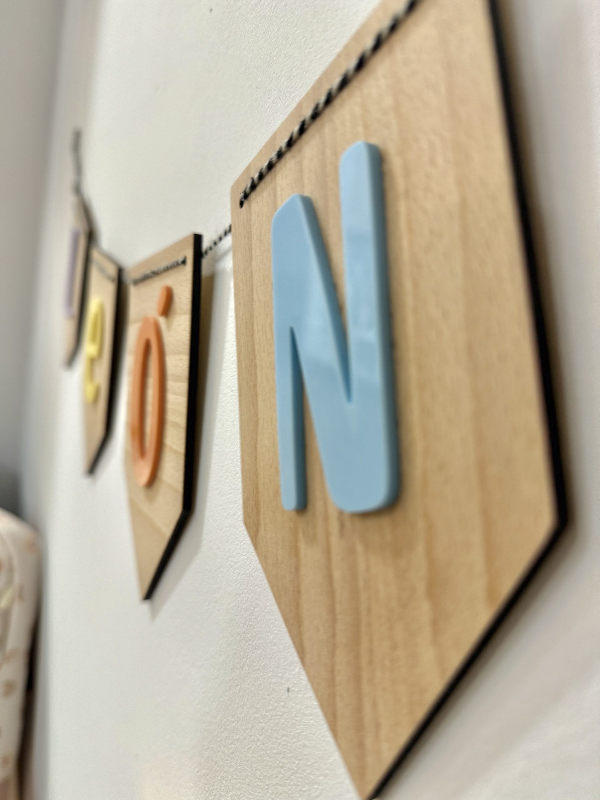 Banderín Madera Personalizado