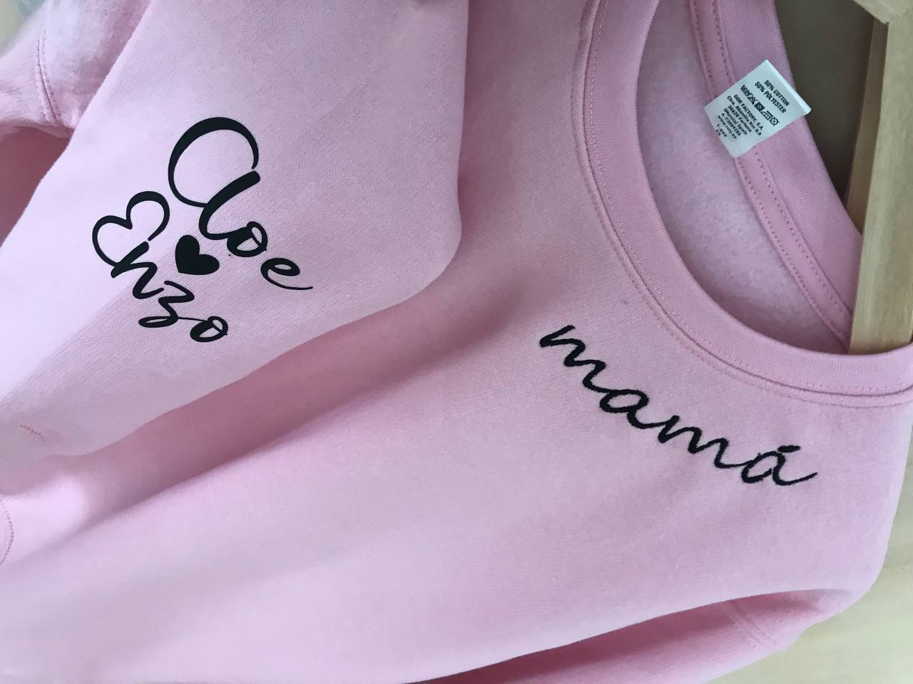 Sudadera Personalizada nombre cuello - Imagen 4