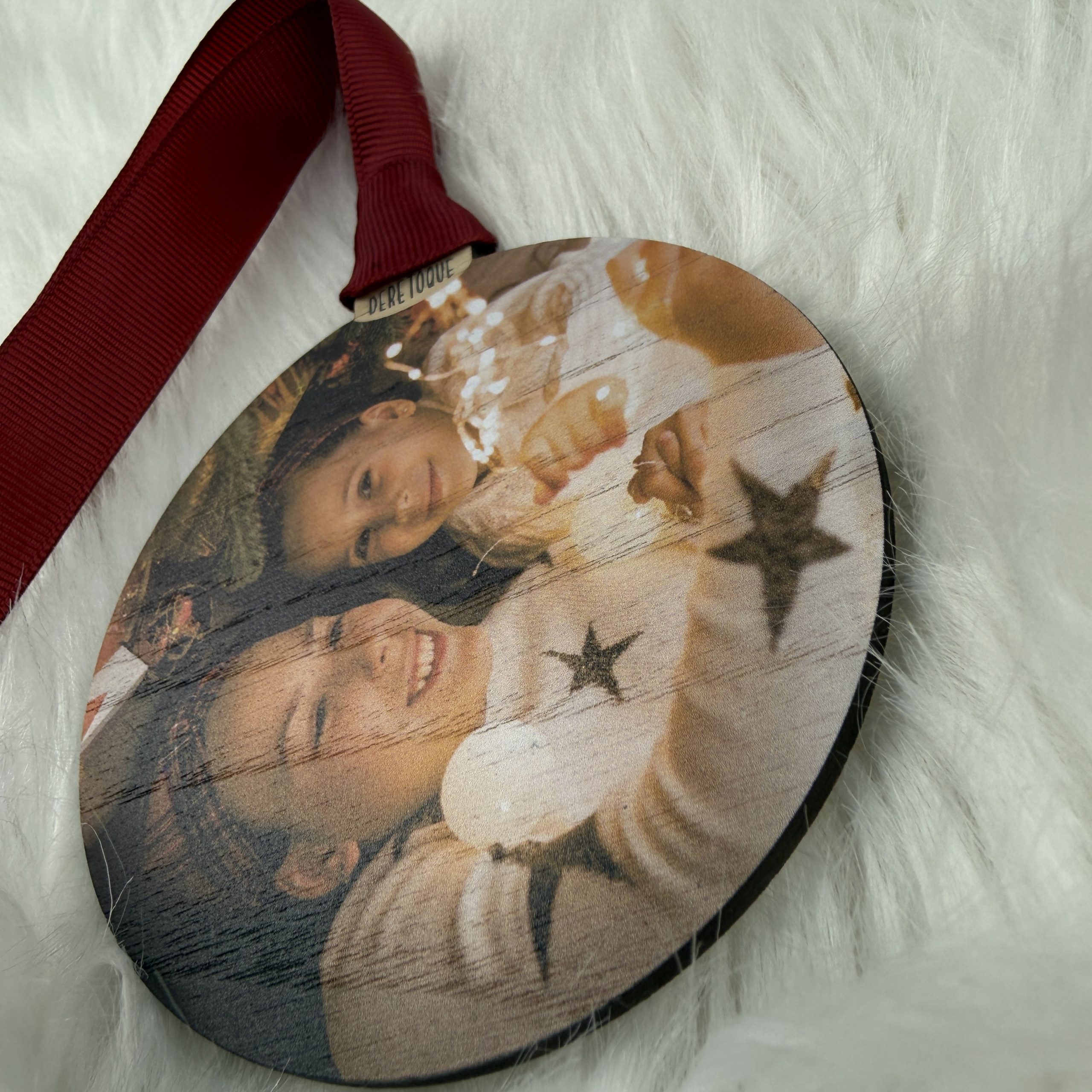 Bola de Navidad de Madera Personalizada